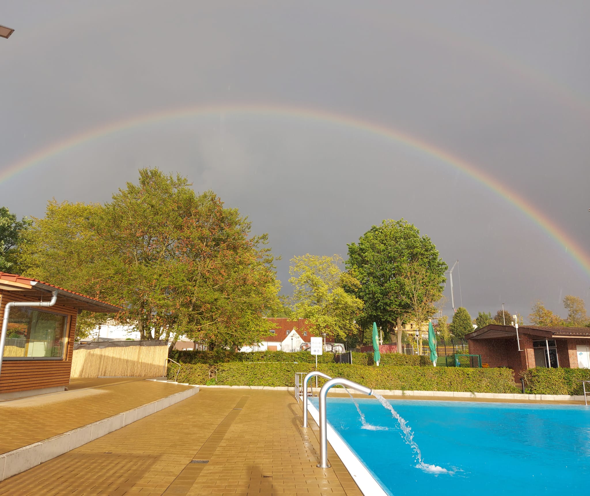 Freibad im Regen Freibad im Regen